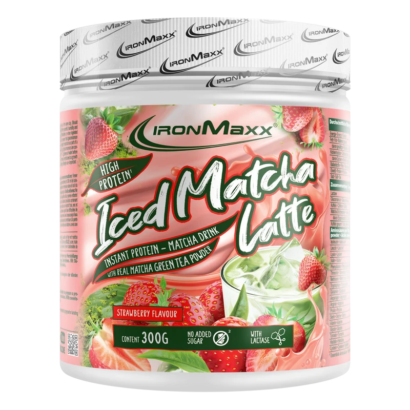 Iced Matcha Latte (300g) - Strawberry Matcha