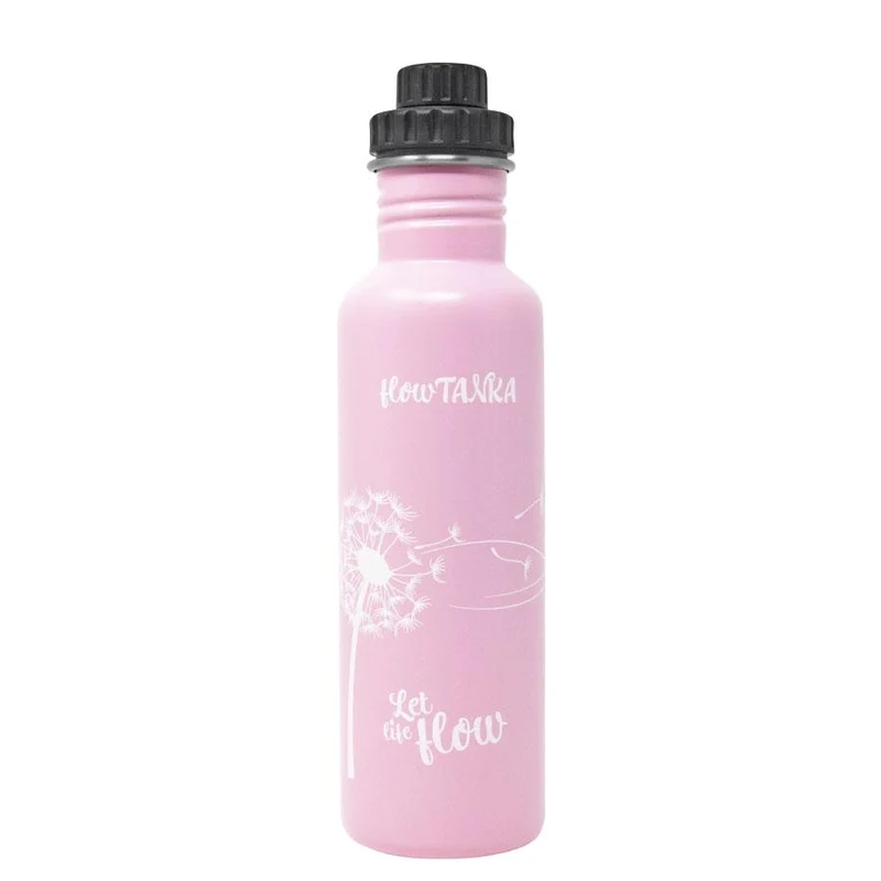 0,8l flowTANKA Edelstahl Trinkflasche mit Reduzier-Verschluss