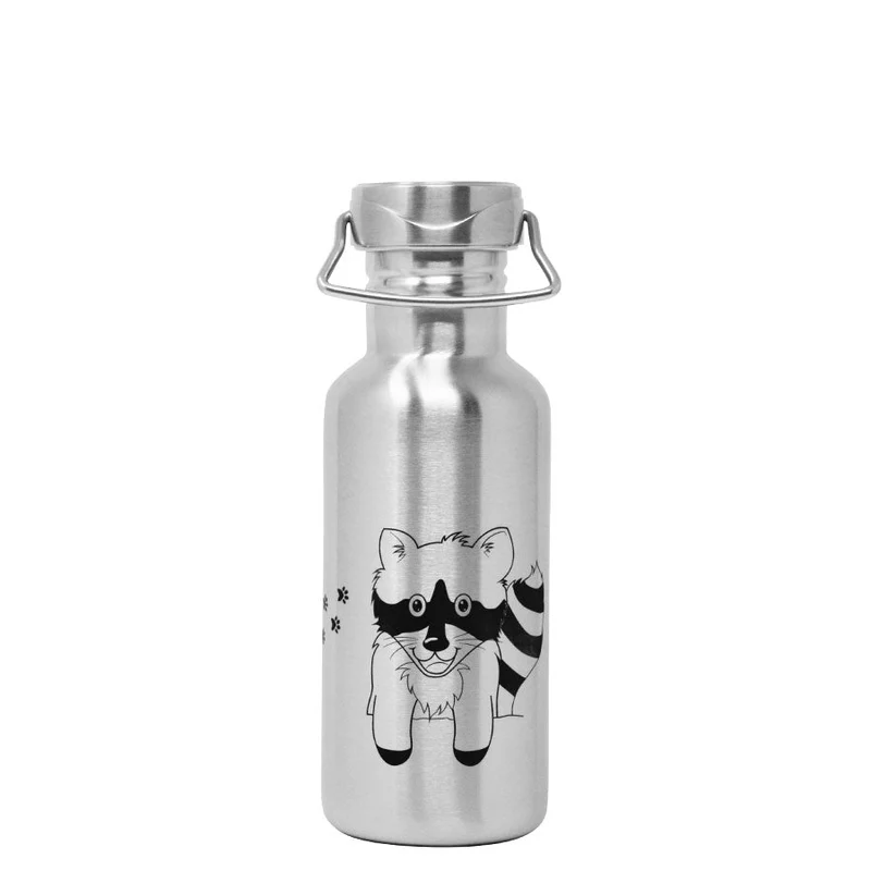 0,6l miniTANKA Racoon Edition mit Edelstahl-Wave-Verschluss