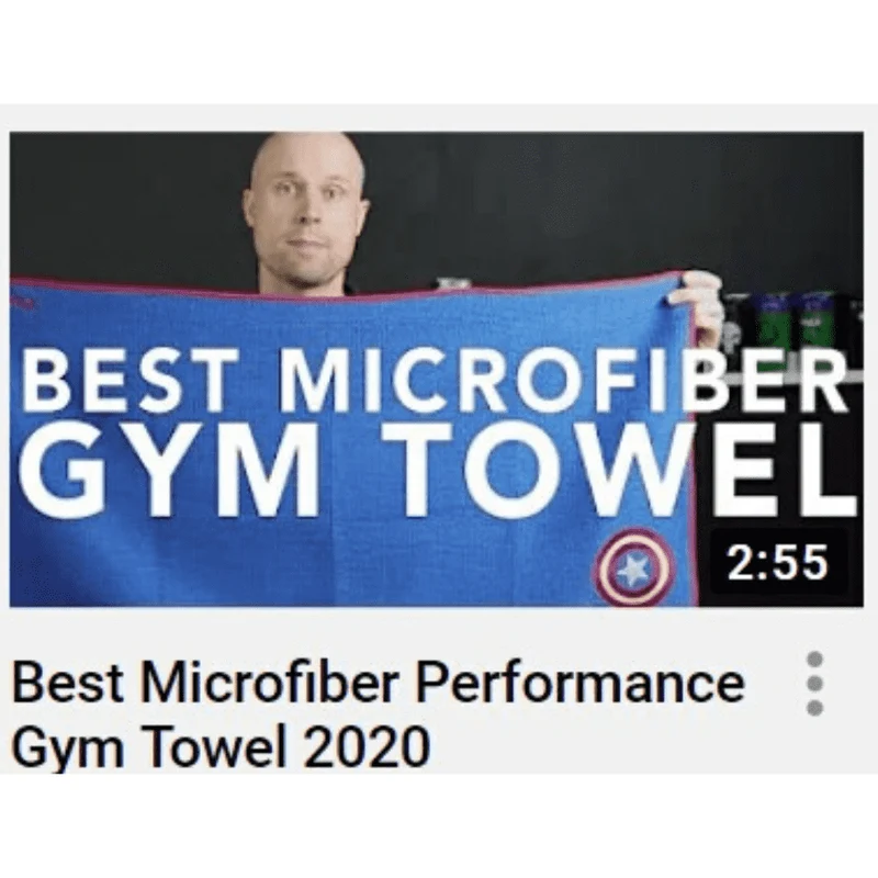 Performance Towel, Black, Great for Working Out, Yoga or Any Fitness Activity, CLEARANCE 50% Off (Already discounted)