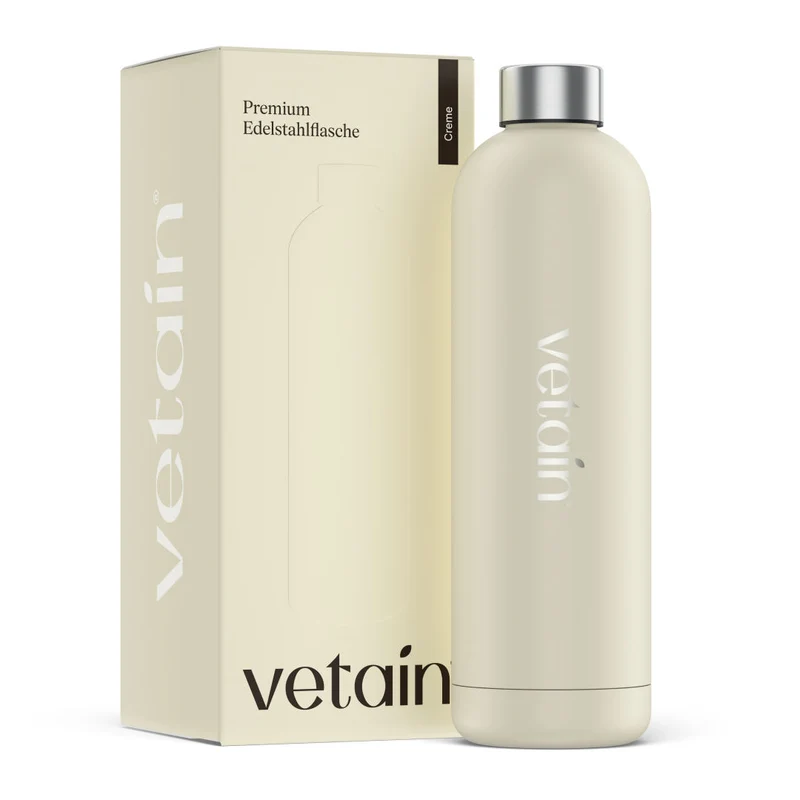 Gratis Vetain Edelstahl Trinkflasche (1000ml)