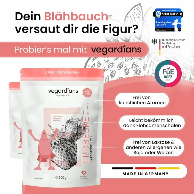 Vegan Strawberry Protein