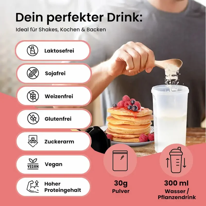 Vegan Strawberry Protein