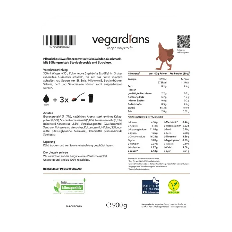 Vegan Chocolate Protein