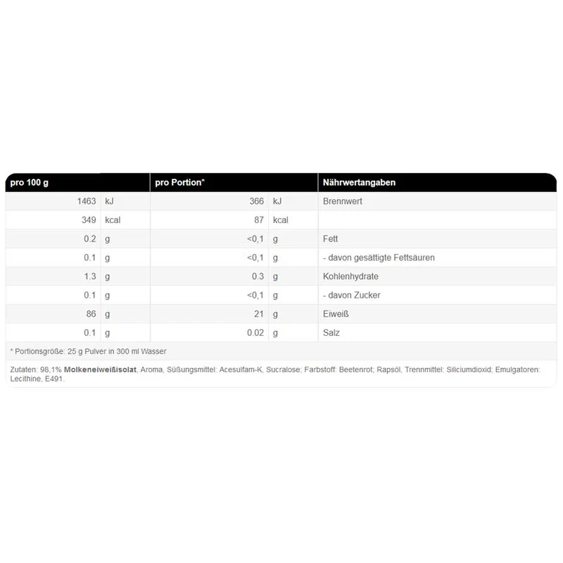 Weider Clear Isolate 500 g – MHD-Ausverkauf, 2 Sorten