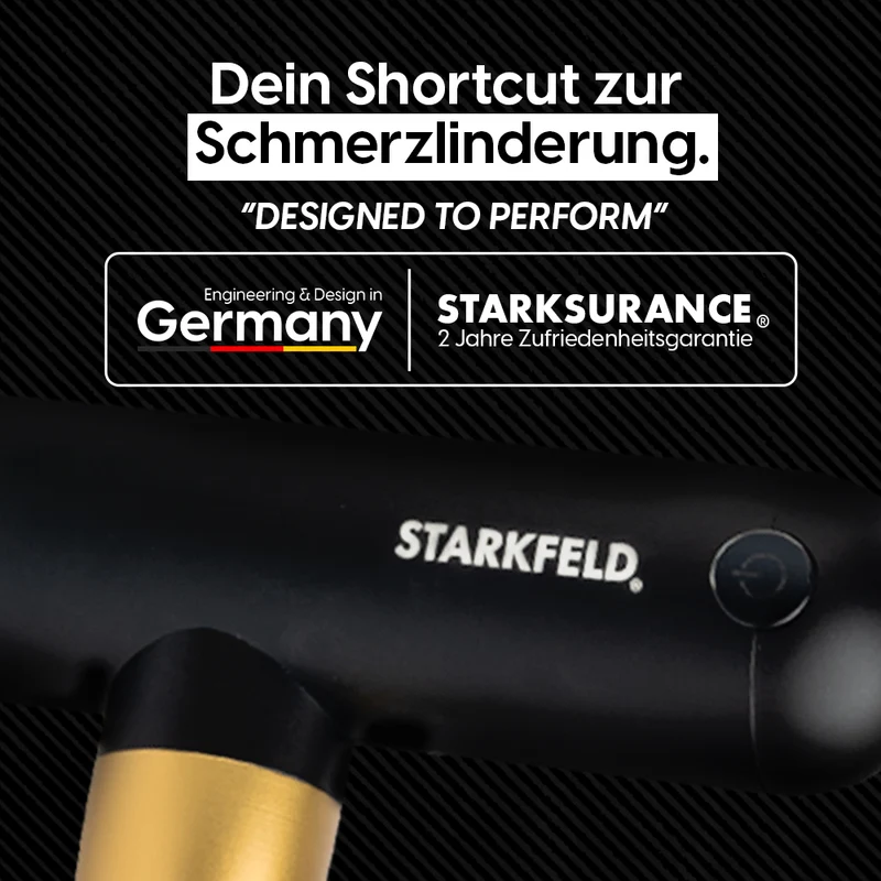 STARKGUN® DELUXE – Leistungsstarke Massagepistole für Tiefengewebe