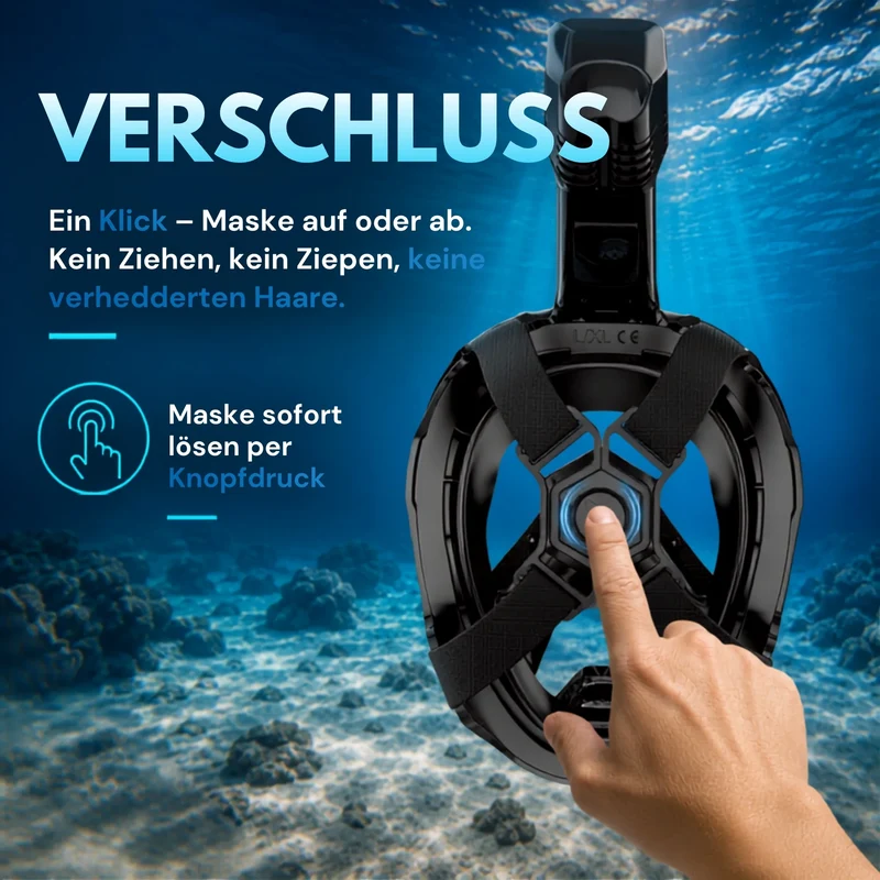 Schnorchelmaske Seaview Pro Plus (mit Druckausgleich)