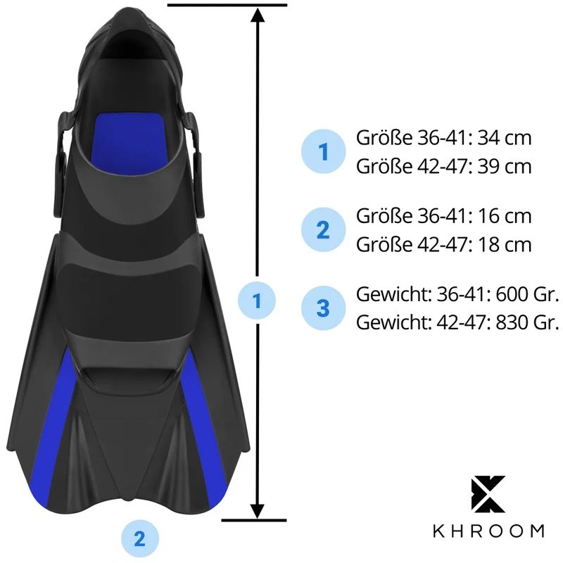 Flossen kurz verstellbar | Made in Italy