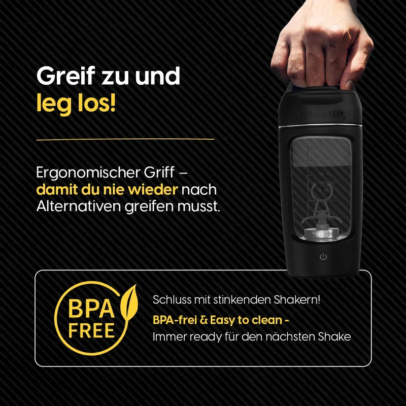 STARKSHAKE ® V4 - Der Beste Elektrische Shaker