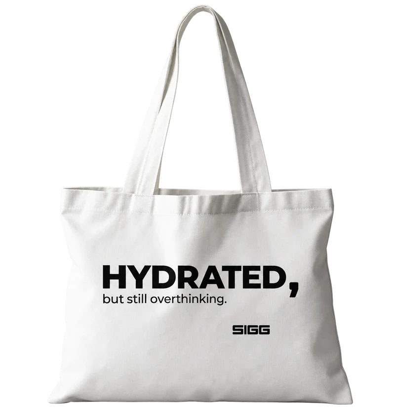 HYDRATED, BUT STILL OVERTHINKING. – Everyday Tote
