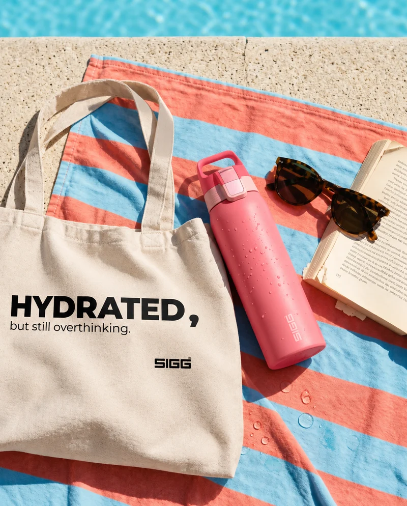 HYDRATED, BUT STILL OVERTHINKING. – Everyday Tote