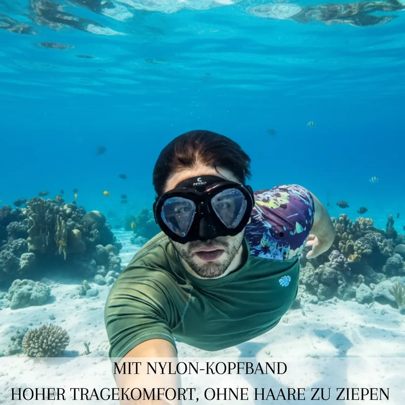 Taucherbrille mit Wischer-Funktion