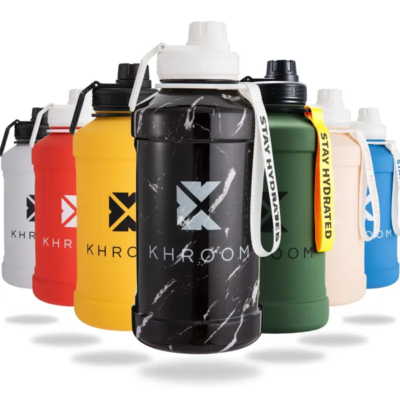 Edelstahl Trinkflasche 1,3L & 2,2L | BPA-frei | Bruchsicher