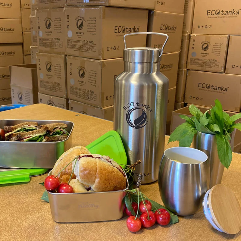 2,0l thermoTANKA™ isolierende Edelstahl Thermoflasche mit Edelstahl-Verschluss