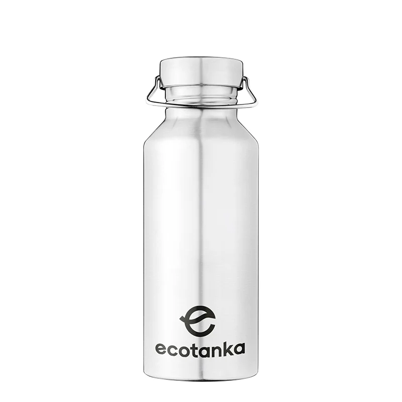 2,0l megaTANKA Edelstahl Trinkflasche mit Edelstahl-Verschluss
