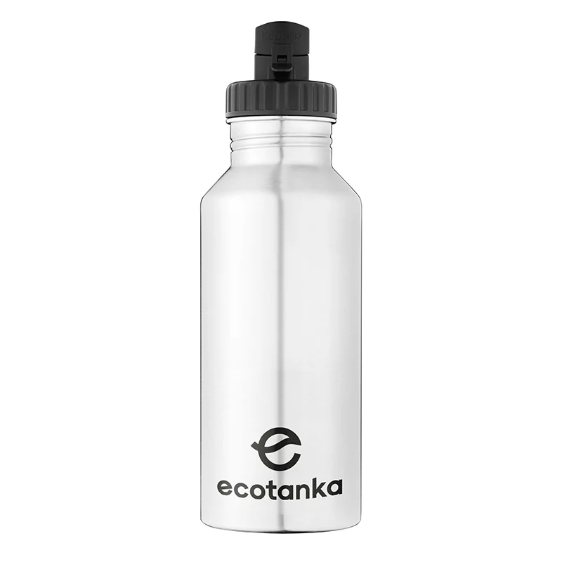 2,0l megaTANKA Edelstahl Trinkflasche mit Poly-Loop-Verschluss