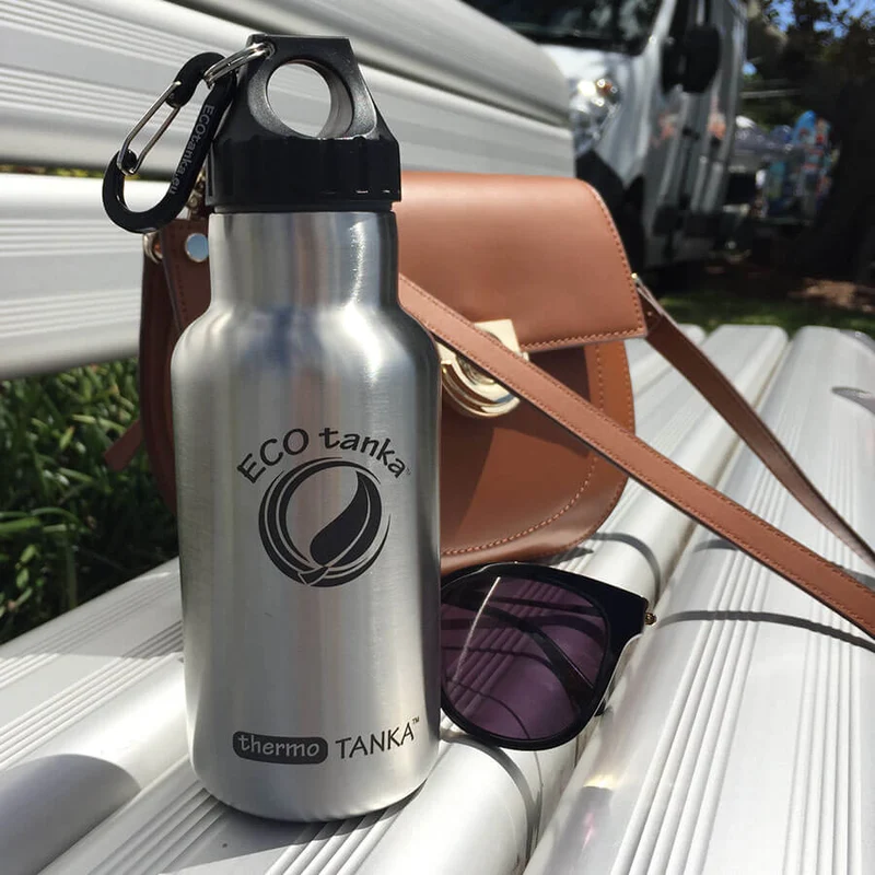0,35l thermoTANKA™ isolierende Edelstahl Thermoflasche mit Poly-Loop-Verschluss