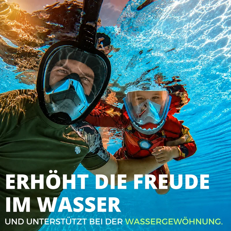 Kinder Schnorchelmaske (3-10 Jahre) - Seaview Kids