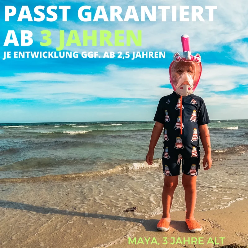 Kinder Schnorchelmaske (3-10 Jahre) - Seaview Kids