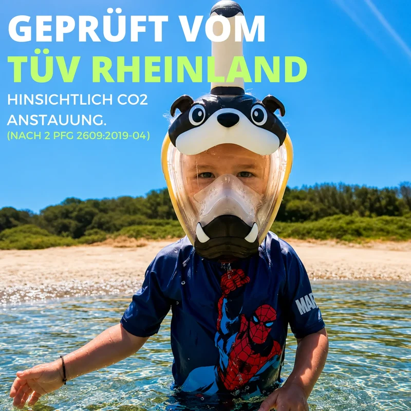 Kinder Schnorchelmaske (3-10 Jahre) - Seaview Kids