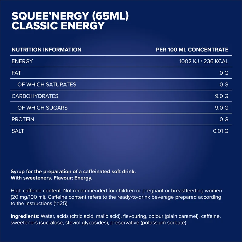 Squee'Nergy (65ml) - Classic Energy