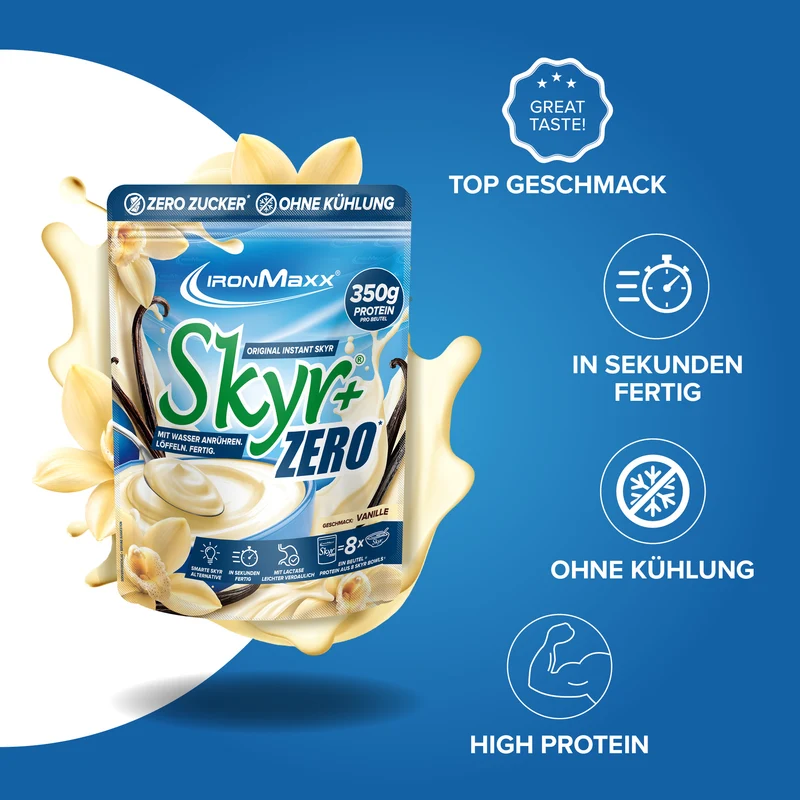 Skyr+ Zero (500g) - Vanilla