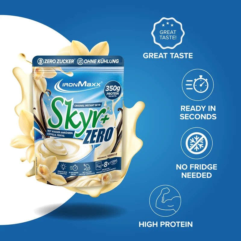 Skyr+ Zero (500g) - Vanilla
