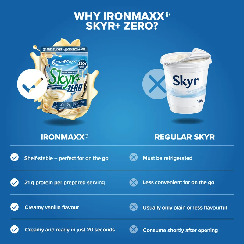 Skyr+ Zero (500g) - Vanilla