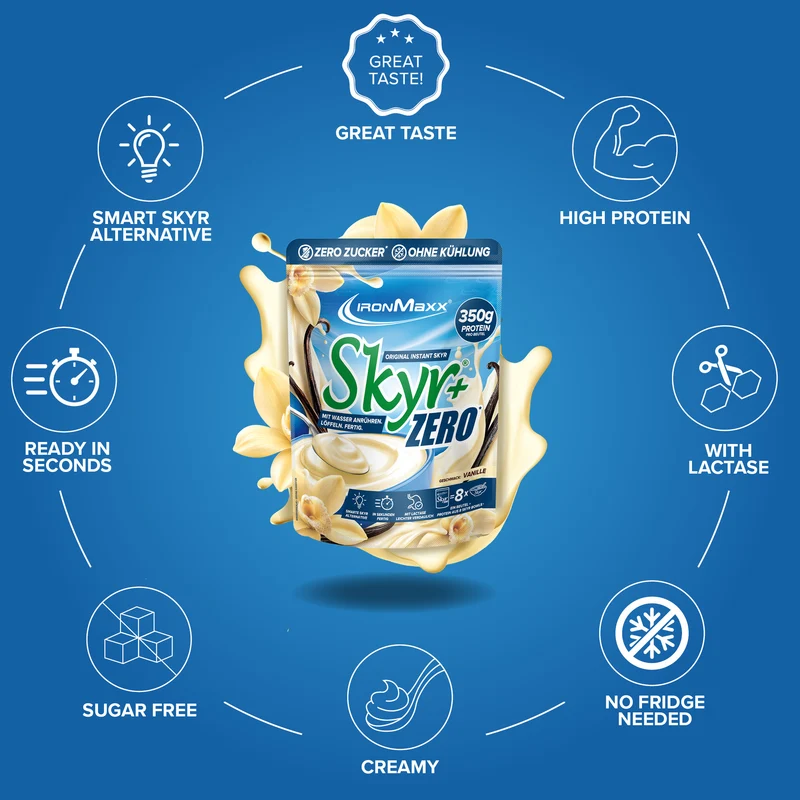 Skyr+ Zero (500g) - Vanilla