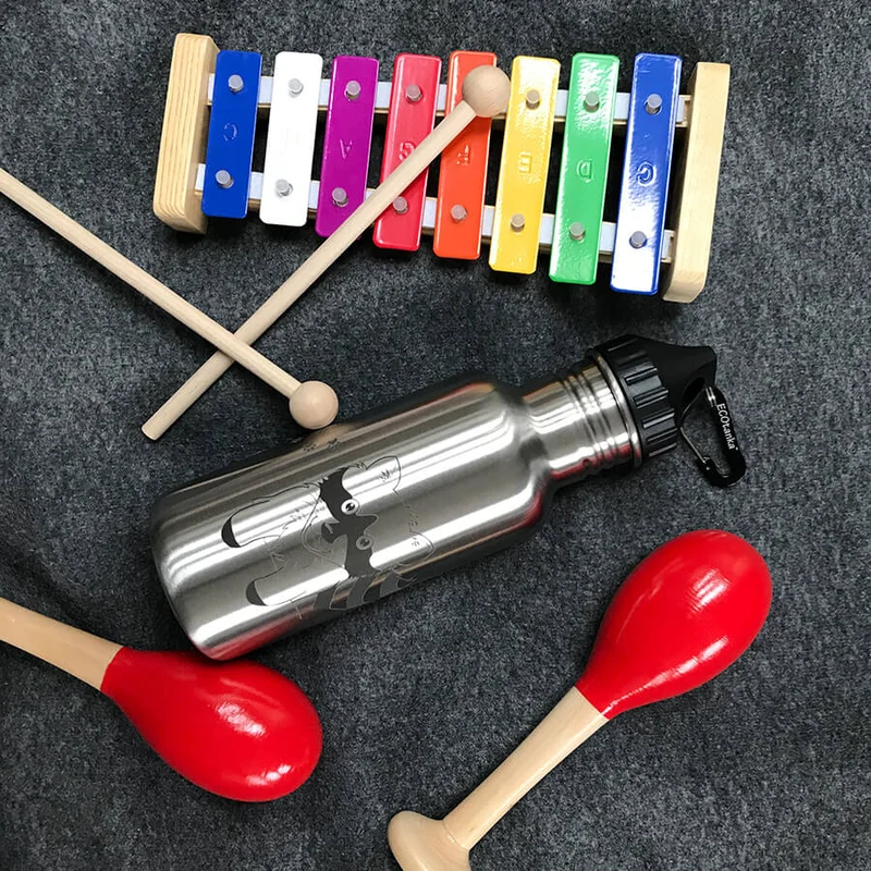 0,6l miniTANKA Racoon Edition mit Poly-Loop-Verschluss