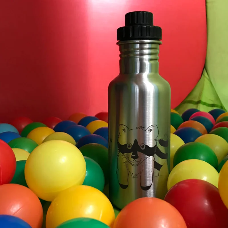 0,6l miniTANKA Racoon Edition mit Reduzier-Verschluss
