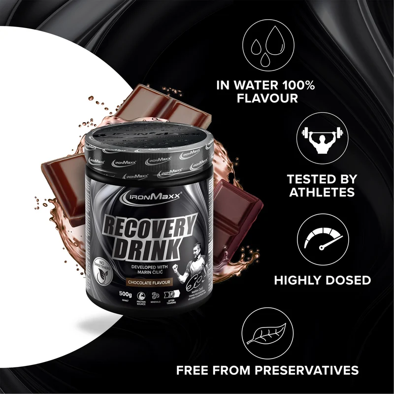 Recovery Drink Pulver by Marin Cilic (500g) - Chocolate