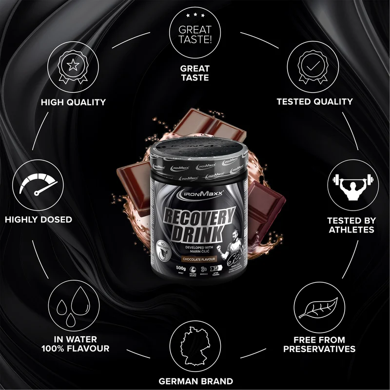 Recovery Drink Pulver by Marin Cilic (500g) - Chocolate