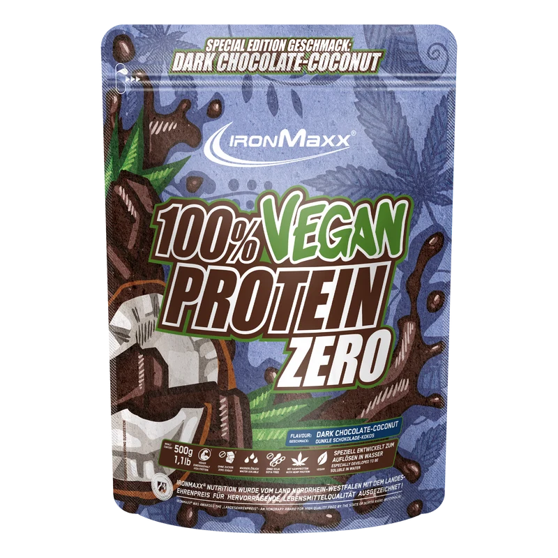 100% Vegan Protein Zero (500g) - Dark Chocolate Coconut