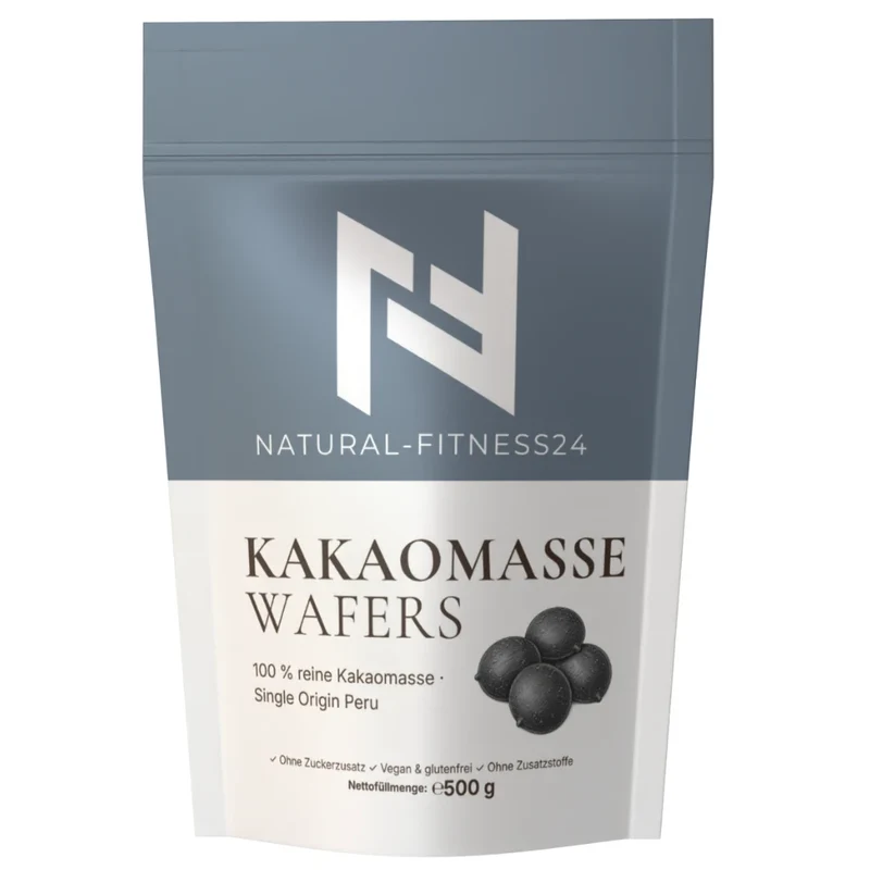 Kakaomasse Wafers 500g – Single Origin Peru für Trinkschokolade & Schokolade – vegan
