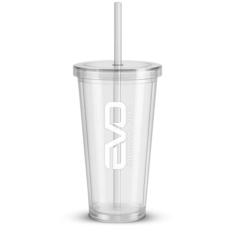 Tumbler mit Strohhalm