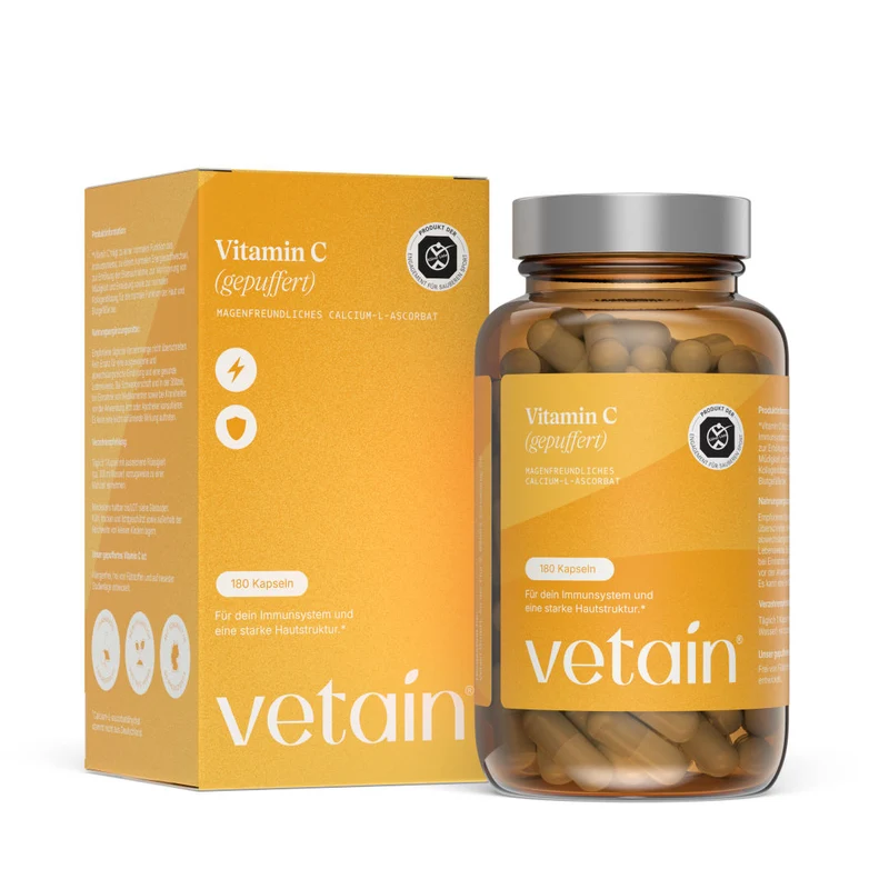 Vitamin C gepuffert (180 Kapseln)