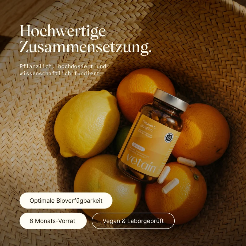 Vitamin C gepuffert (180 Kapseln)