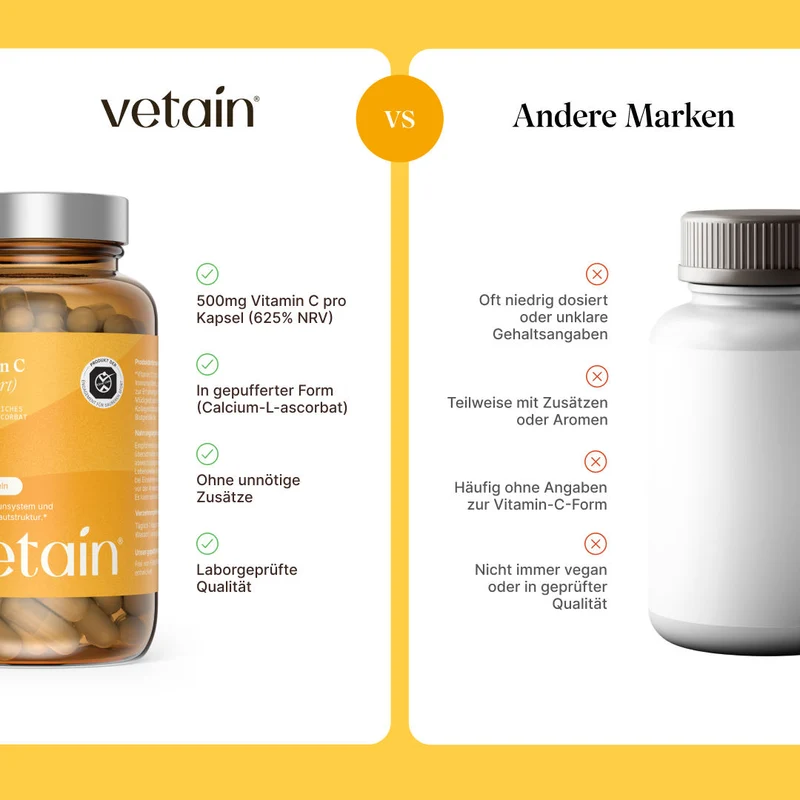 Vitamin C gepuffert (180 Kapseln)