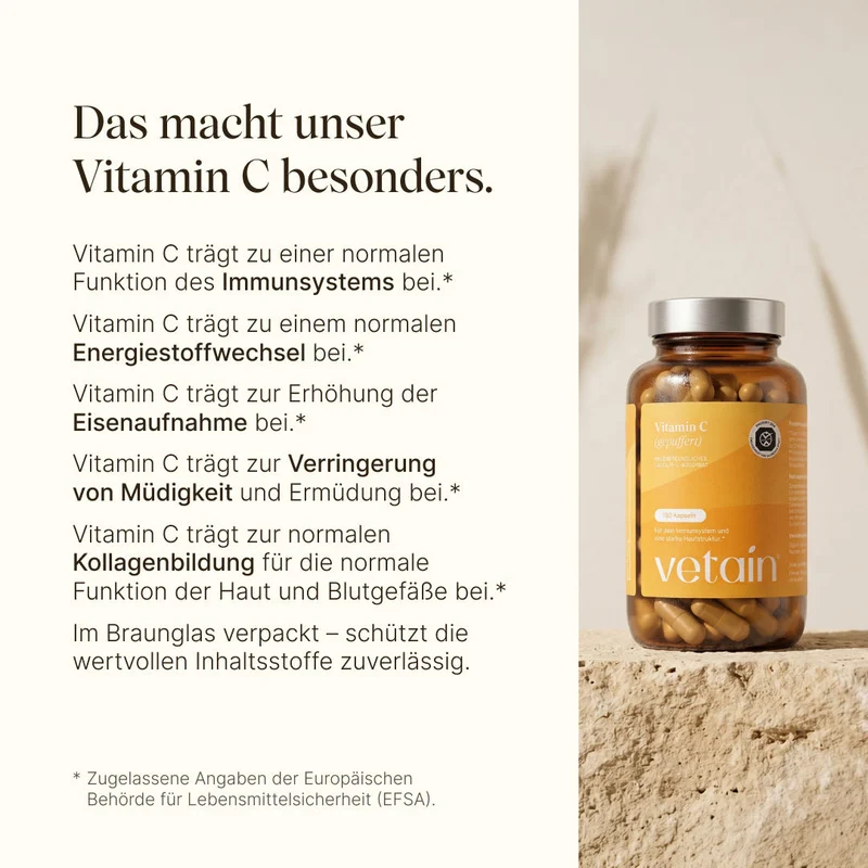 Vitamin C gepuffert (180 Kapseln)