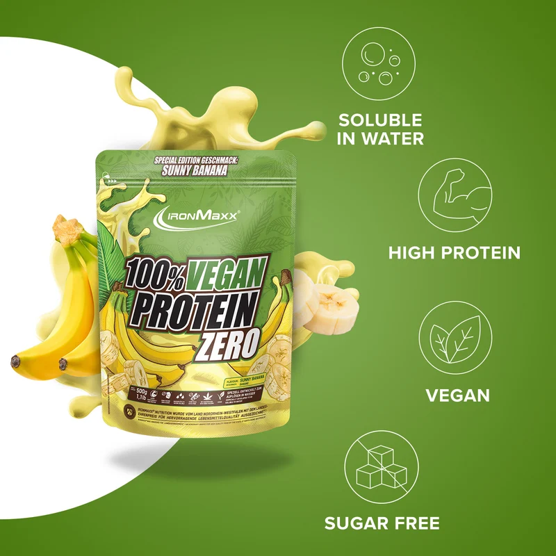 100% Vegan Protein Zero (500g) - Sunny Banana