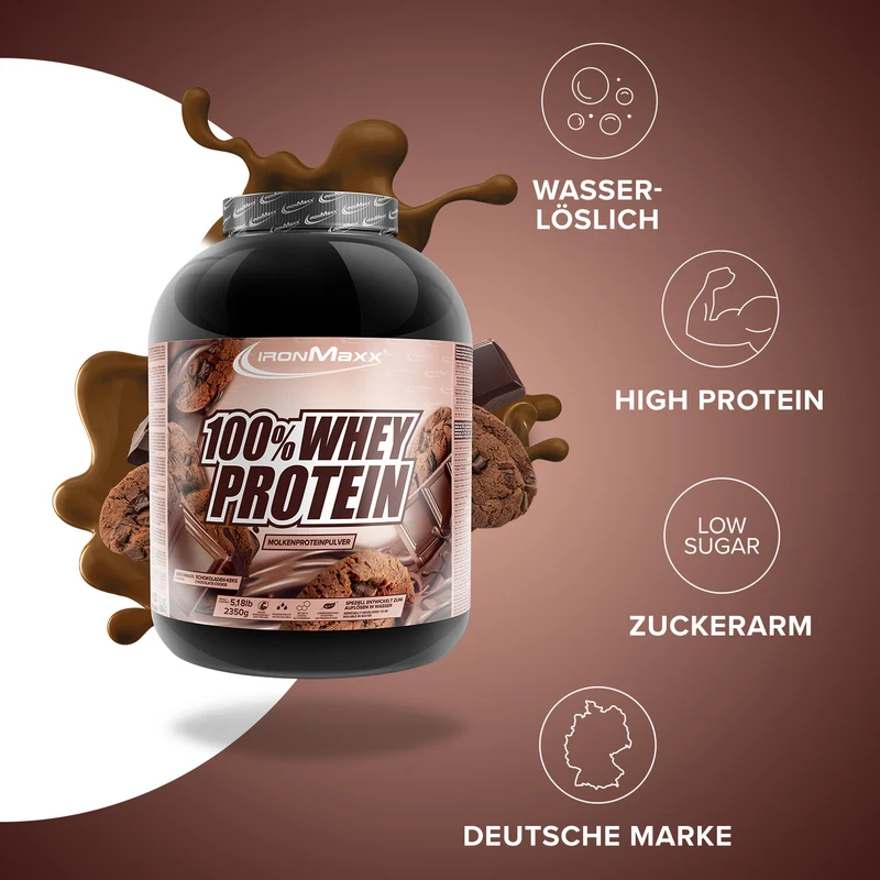 100% Whey Protein (2350g) - Chocolate and Cookies