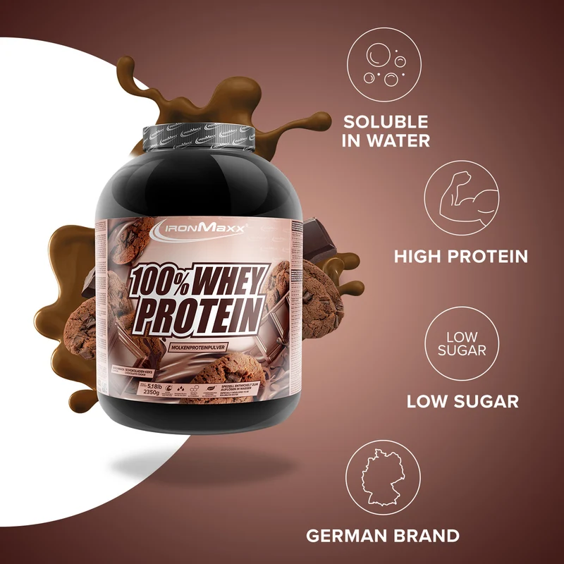 100% Whey Protein (2350g) - Chocolate and Cookies
