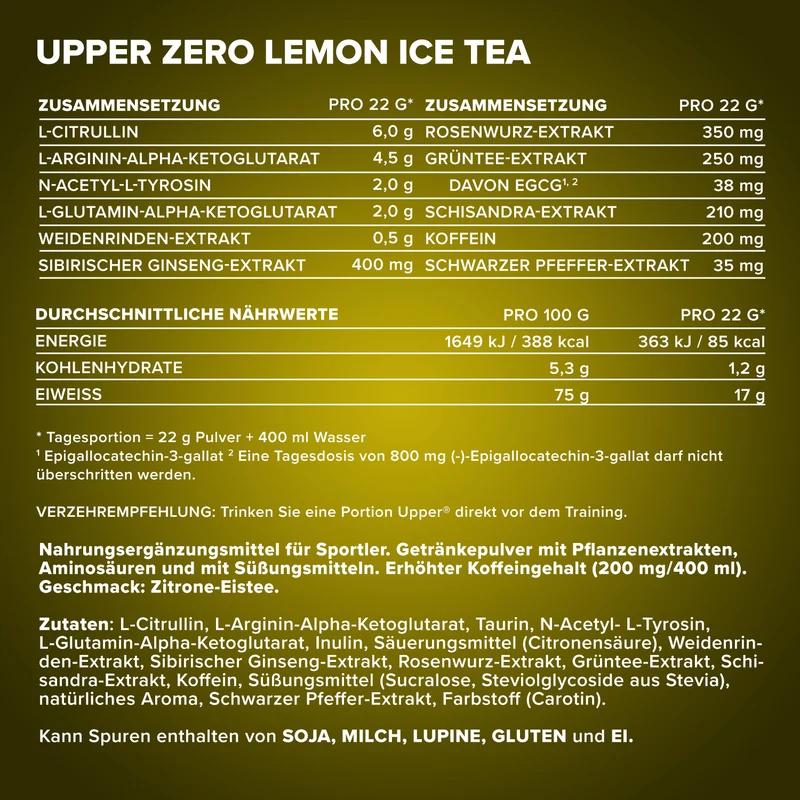Upper® (440g) - Lemon Ice Tea