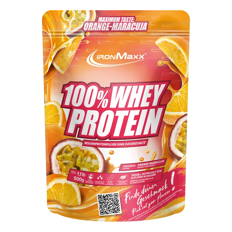 100% Whey Protein (500g) - Orange Maracuja