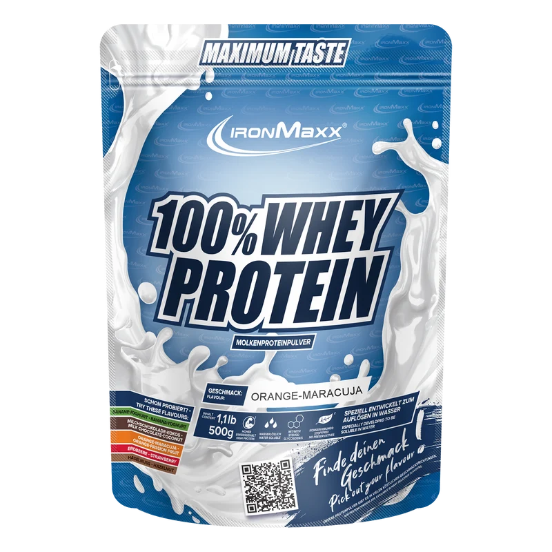 100% Whey Protein (500g) - Orange Maracuja