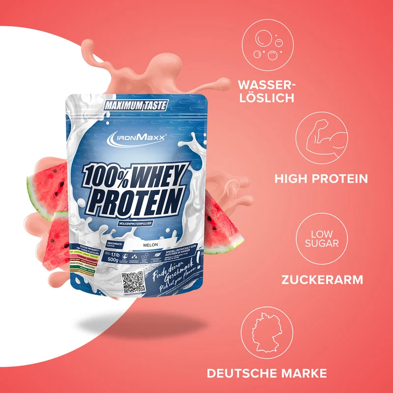 100% Whey Protein (500g) - Melone