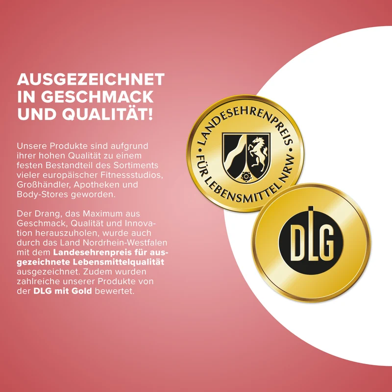 100% Whey Protein (500g) - Weiße Schokolade-Erdbeere