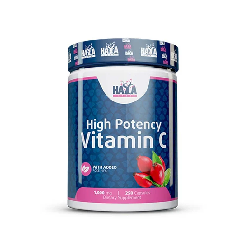 Haya Labs High Potency Vitamin C 1000 mg – 100 oder 250 Kapseln