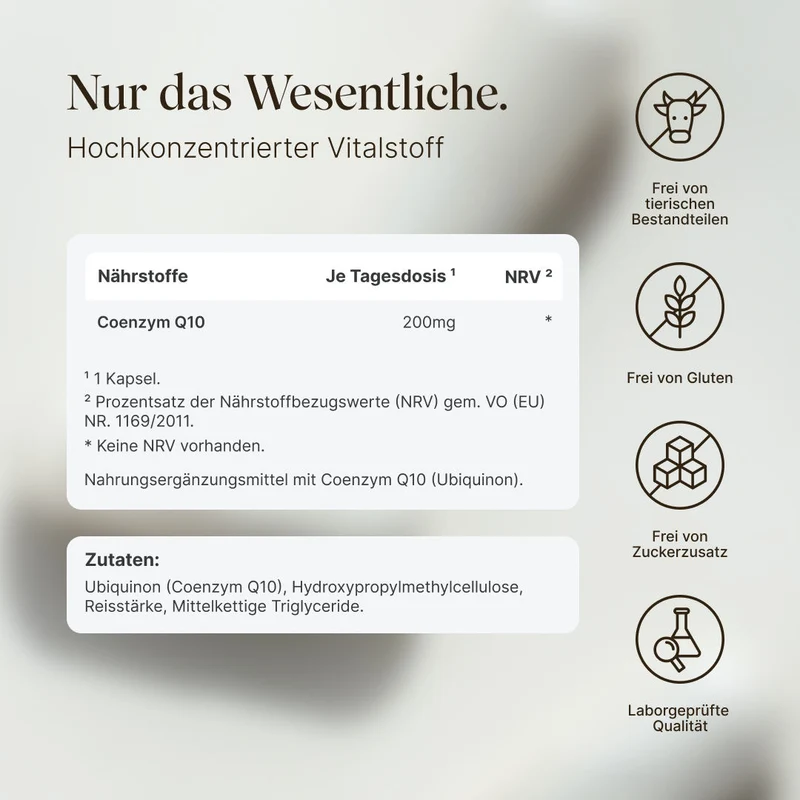 Coenzym Q10 Kapseln (60 Kapseln)